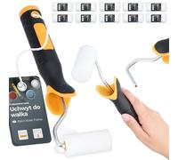 10x Rouleau Mousse 7 cm Remplacement Idéal Peinture Vernis Teinture Kit Support Outil Polyvalent Projets Rénovation Maison Professionnels Haute Densité