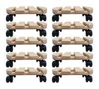 10X Roulettes De Plantes Rondes 30Cm 120 Kg Sous-Pot De Fleurs Chariot