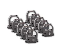 10x ruban encreur nylon pour imprimantes Amano BX6000, CP3000, EX3000N, EX4000, EX5000N, NS5100