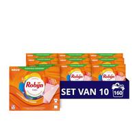 10x Rubijn Lessive Lingettes Color 16 pièces