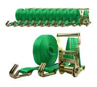 10x Sangle d’arrimage à cliquet Profi Zurrgurt 2 pièces 6 m 2 t TÜV/GS
