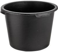 10x Seau à mortier 40 litres rond Seau de construction Seau de maçon - Ø 48 cm x 34 cm - Bac à nourriture Bac à ciment Bac à mortier - Germany - Mini-étang Bac à plantes