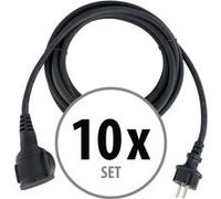 10x Set Stagecaptain PSPEXT-10 rallonge de câble IP44 10m G