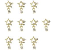 10x / Set Star Ongles Charme Pendants Ongles Étoiles Art Charme Beaux Étoiles Nails Étoiles Charme Nails Décorations
