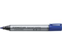 10x Staedtler® 356-3 Marqueur pour paperboard Lumocolor® rechargeable, 2 mm, bleu