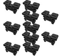 10x Support Latte Triple pour Sommier 38 x 8 mm Embout Court Flexible Lit Meuble