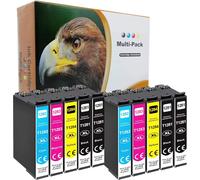 10x T1285 Cartouche Compatibles avec Epson T1281 T1282 T1283 pour Stylus Office BX305f BX305fd BX305fw S22 SX125 SX130 SX230 SX235w SX420W SX425W SX430W SX435w SX438W SX440W SX445W