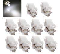 10x T5 AMPOULE Lumiere LED Jauge Blanc lumiere COMPTEUR TABLEAU DE BORD B8-5D feux Voiture 12V 6000K-6500K