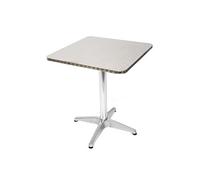 10x table de bistro M28, set de tables de jardin, rectangulaire, 60cm