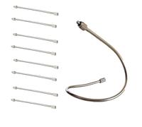 10X Tige d'extension de buses de brume en laiton, extensions de buses flexibles, tige de brume en laiton pour système de brumisation extérieur, raccord de système de brumisation ( Size : 20cm/(7.8Inch