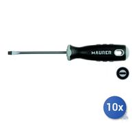 10X Tournevis À Maurer Plus À Découpe Pour Mécaniciens Acier S2 Mm 1,2X6,5X150