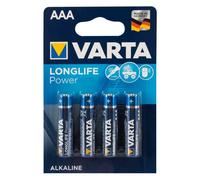 10X Varta 46817 Longlife Power LR03/AAA (Micro) (4903), 4 pcs. Blister - Pile alcaline-manganèse (Alcaline), 1,5 V