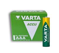 10X VARTA AAA 800mAh NiMH Batteries Rechargeables Prêtes À Utiliser