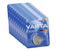 10X VARTA CR 2025 CR2025 Pile Bouton Lithium 3V 1 Unité Blister NEU OVP