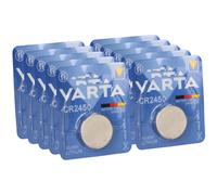 10x VARTA CR 2450 Pile Bouton Lithium 3V (10x 1er Blister)