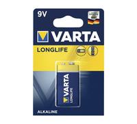 10X Varta Longlife 9V Bloc Piles Réveil Télécommande Industriel Énergie