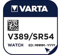 10x Varta Watch V 389 pile bouton pile de montre SR1130SW V389 paquet de 1