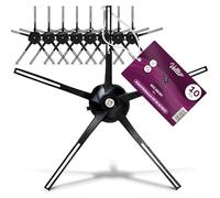 10x Vellto Brosse Latérale Compatible Avec Xiaomi Roborock S7 S6 S5 Max S60 S65 Pure Maxv S70 S75 E4 E5 Q7 S7+ Plus Ultra Noir Pour Carrelage Parquet Pièce De Rechange