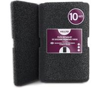 10x Vellto Filtre Pour Sèche-Linge Compatible avec Beko Grundig Dexon Smeg Continental Edison Essentiel Listo Saba Mousse Anti-Peluches Pompe À Chaleur Condenseur Lavable Pièce De Rechange