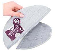 10x Vellto Lingette De Nettoyage Compatible Avec Roborock S8 S8+ Plus Pro Ultra Pièces De Rechange Lavable Microfibre Réutilisable Accessoires Aspirateur Robot