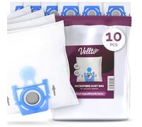 10x Vellto Sac Aspirateur Compatibles avec Bosch AquaWash&Clean BWD41720 ProHygienic BWD420HYG ProAnimal BWD421PET ProPerform BWD421PRO Sacs de Rechange Poussière Filtres