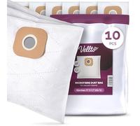 10x Vellto Sac Aspirateur Compatibles avec Kärcher T 7/1 T8/1L T9/1 T10/1 T12/1 T15/1 Alternative à 6.904-333.0 Sacs Filtres En Non-tissé Rechange Remplacement Haute Qualité