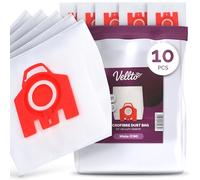 10x Vellto Sac Aspirateur Compatibles avec Miele 3D Efficiency FJM Serie S2 S3 S4 S5 S6 S7 Complete C1 Compact C1/C2 S8340 S24 S256i S290 S299 S300i S399 S500 S578 S700 S799 Sacs de Rechange