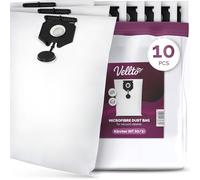 10x Vellto Sac Filtrants d'Aspirateur Compatibles avec Karcher 2.889-154.0 NT 30/1 Tact Te L NT 30/1 Tact Te M NT 30/1 Tact L NT 30/1 Ap Te L NT 30/1 Ap L Sacs Non-tissé