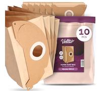 10x Vellto Sac Papier Aspirateur Compatible avec Kärcher WD2 MV2 A2004 SE2001 SE3001 A2054 A2099 WD2240 WD2250 WD 2.200 Double Couche Remplacement 6.904-322.0 6.414-552.0
