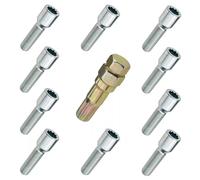 10x vis de roue M12x1.50, TORX, 45mm, vis en étoile, cône, 10R