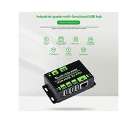 10X Waveshare HUB USB Multifonction de Qualité Industrielle, Extension 3 USB + Port Ethernet 100 M, USB-HUB-3U-ETH