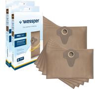 10x Wessper Sacs à poussière 20 litres Sacs à poussière de rechange pour l'aspirateur Parkside PWD 30 A1