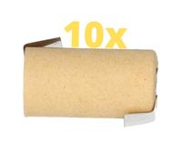 10X XCELL Batterie Haute Performance Avec Soudures Z - 1,2V 3000 mAh Ni-MH