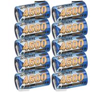 10x Xcell Course Cellule Unique NI-MH 4500mAh 1,2V sous C X4500SCR De Z- Soudure