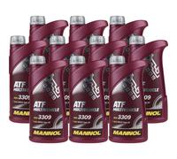 10x1 Litre Original MANNOL MN8210-4ME Atf Huile pour Boîte à Vitesse Automatique