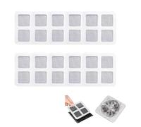 10x10in Disposable Drain Hair Stickers, Mesh Screen Covers for Shower Sink & Bathtub - Clog Prevention with Strong Adhesive, Easy Install & Remove, Keeps Pipes Flowing Freely (10PCS)