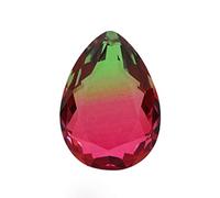 10x14 13X18MM Dégradé Cristal Goutte Forme Tourmaline Fantaisie Pierre Pointback Fabrication de Bijoux Pierre Précieuse K9 Bague En Verre Strass-Rouge Vert 001,10x14 mm,10Pcs