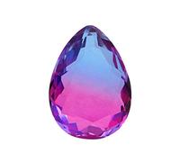 10x14 13X18MM Dégradé Cristal Goutte Forme Tourmaline Fantaisie Pierre Pointback Fabrication de Bijoux Pierre Précieuse K9 Bague En Verre Strass-Pueple Bleu 004,10x14 mm,10Pcs