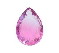 10x14 13X18MM Dégradé Cristal Goutte Forme Tourmaline Fantaisie Pierre Pointback Fabrication de Bijoux Pierre Précieuse K9 Bague En Verre Strass-Violet Rose 003,10x14 mm,10Pcs