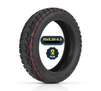 10x2.30-6.5 Pneu Tubeless pour Scooter Électrique, 10/2.30/6.5 Tout-Terrain à Profil Antidérapant, 10 x 2.30-6.5 Remplacement Résistant à l’Usure pour Scooter NIU(2)