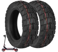 10x3/255x80 80/65-6 Pneu Tout-Terrain sans Chambre à air, 10 Pouces Pneus de Rechange épaissi pour Kugoo M4/M4 pro/Kaabo Wolf Warrior/Kaabo Mantis 10/Dualtron Zero 10X (2 Pièce)