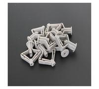 10X32 35 38 50 Type d'avion étendre le Kit d'ancrage compatible cloison sèche à ongles avec vis auto-forage prise murale maison percé en plastique gypse sanglier(50pcs 10x35)