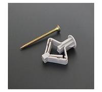 10X32 35 38 50 Type d'avion étendre le Kit d'ancrage compatible cloison sèche à ongles avec vis auto-forage prise murale maison percé en plastique gypse sanglier(20set 10x32)