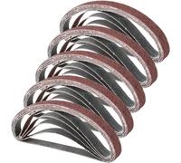 10x330mm Bande Abrasive Grains 60/80/100/120/240/320, Ensemble De Bandes Abrasives Pour Ponceuses À Bande 30 Pièces, Bande Abrasive De Polissage D'alumine, Métal, Du Bois, Le Dérouillage