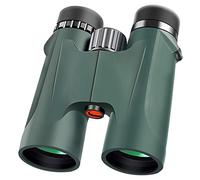 10x42 High Magnification HD Remote Zoom 8-10 Times Hunting Wide Angle Binoculars Portable Waterproof Optical Accessories Low Light Level Night Vision Travel Detector(10x42 Black)