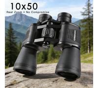 10x50 Jumelles avec vision claire, grand oculaire de 23 mm pour une utilisation prolongée sans vertige, image stable, design portable, convient pour les concerts, les voyages Taille UniqueABS