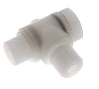 10x8mm & G1/2'' PVDF Raccord à compression coude avec filetage mâle avec boulon Banjo 10 bar