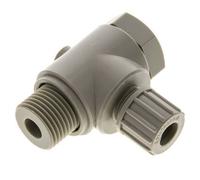 10x8mm & G1/2'' Raccord à compression coude en PP avec filets mâles avec boulon banjo 10 bar