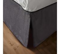 10XDIEZ Cache-sommier (Noir - Lit 90cm)