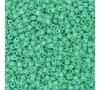 11/0 Perles de rocaille Miyuki DELICA, Duracoat Opaque Sea Opal (DB2125), Verre, Japon (5 grammes)